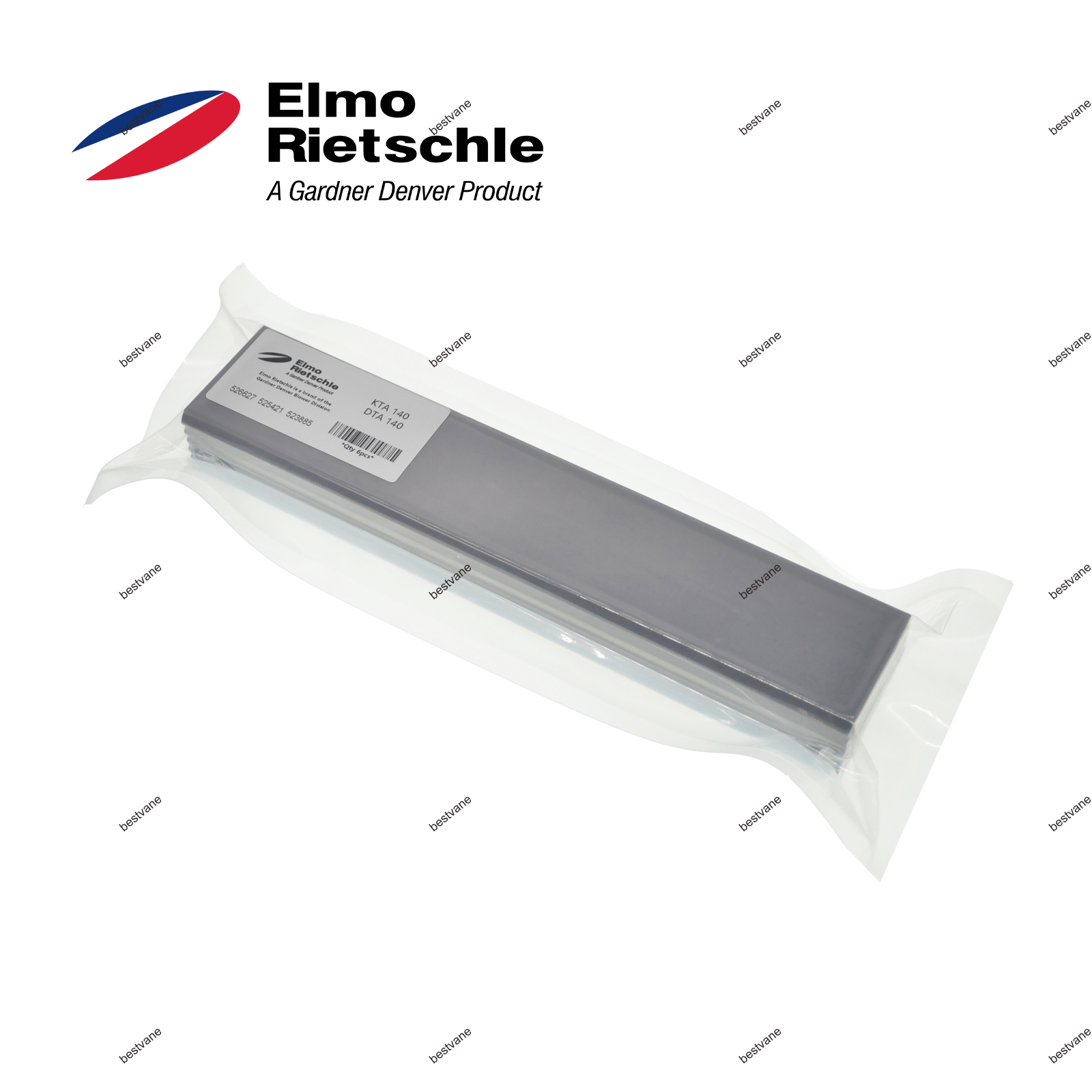 Genuine Original Elmo Rietschle Carbon Vanes 526627 / 525421 / 523885 6pcs
